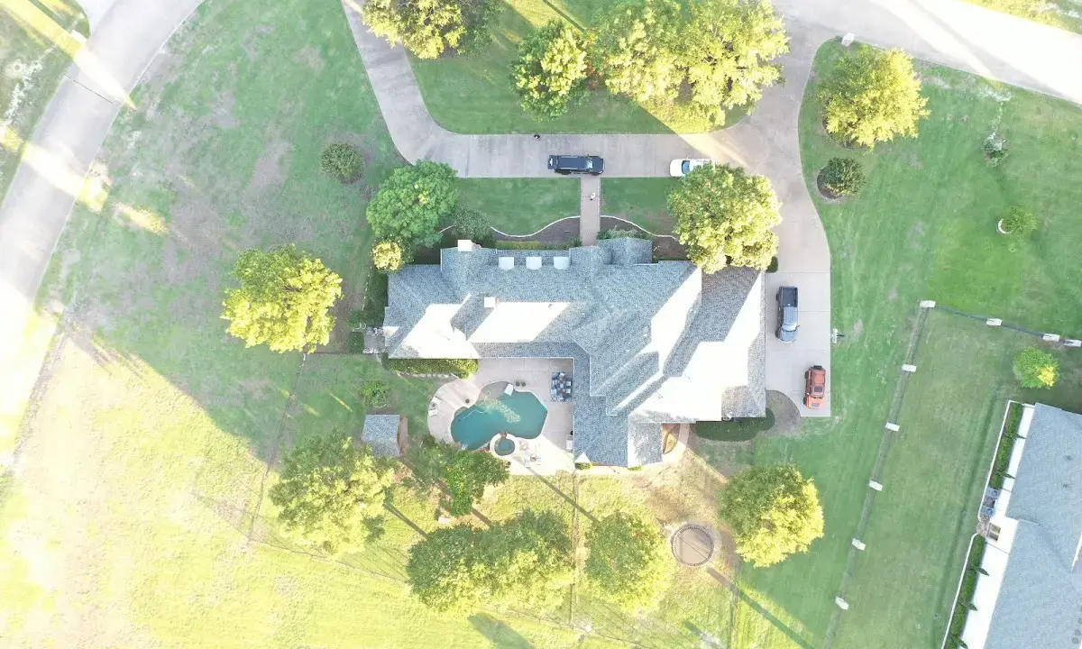 New shingle roof installation on a home in Hood River